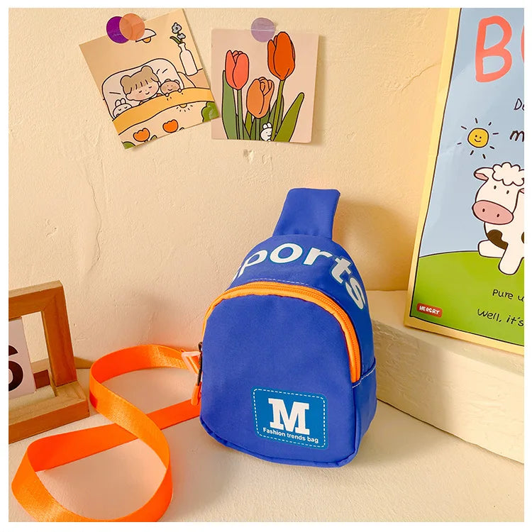 Belt Bag Small Waist Fanny Pack Mini Crossbody Purse with Initial Letter Patch for Teen Adjustable Strap Cross Body Chest Pouch