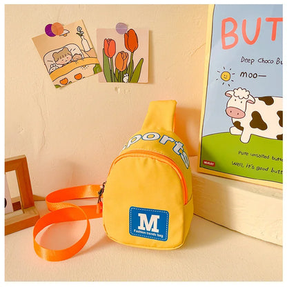 Belt Bag Small Waist Fanny Pack Mini Crossbody Purse with Initial Letter Patch for Teen Adjustable Strap Cross Body Chest Pouch