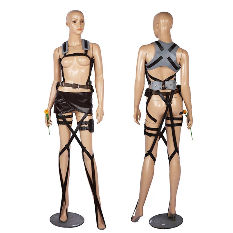 Belt Shingeki no Kyojin Harness Apron Cosplay Costumes Straps Mikas Survey Corps Eren