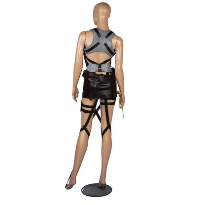 Belt Shingeki no Kyojin Harness Apron Cosplay Costumes Straps Mikas Survey Corps Eren