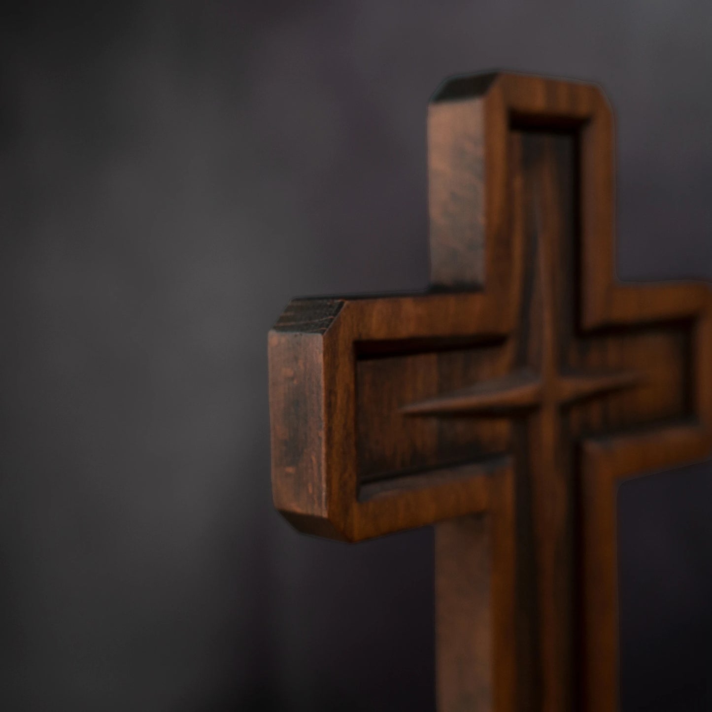 Bethlehem Star Cross Christian Cross Wooden Cross Home Room Wooden Ornament Church Decor Christian Wall Art Holy Cross 10 Inch