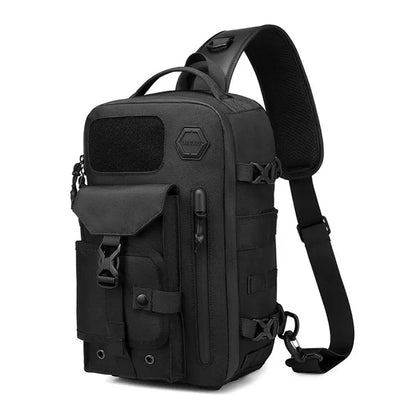 Bicycle bag for Men Chest Bag Waterproof Tactical Waist Messenger Bag Zipper Fashion Outdoor Cross Bag