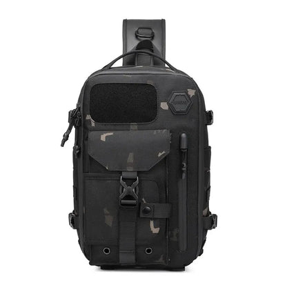 Bicycle bag for Men Chest Bag Waterproof Tactical Waist Messenger Bag Zipper Fashion Outdoor Cross Bag