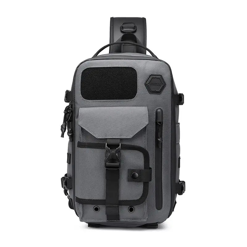 Bicycle bag for Men Chest Bag Waterproof Tactical Waist Messenger Bag Zipper Fashion Outdoor Cross Bag