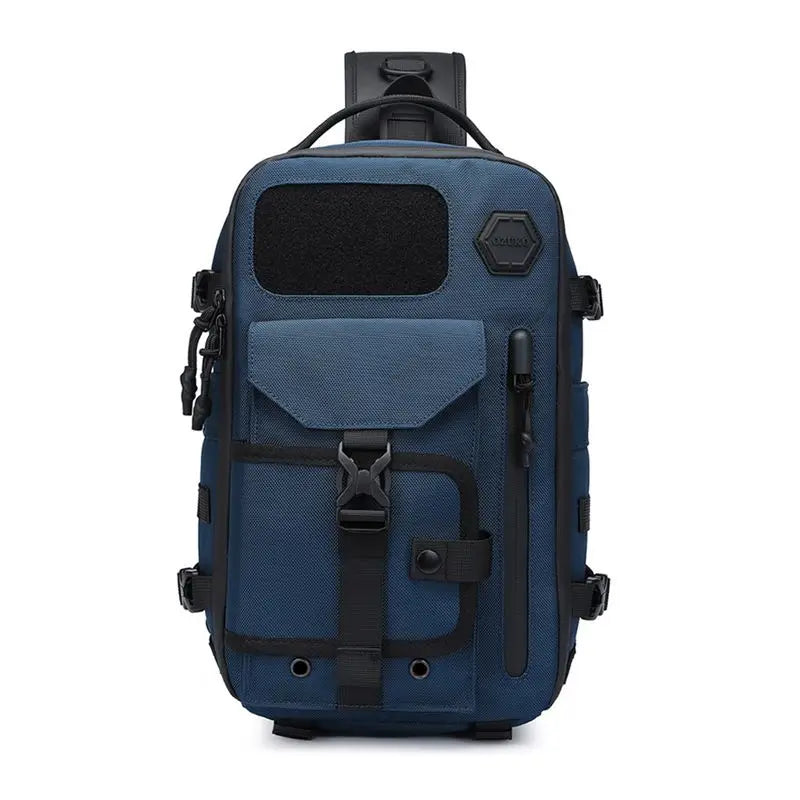 Bicycle bag for Men Chest Bag Waterproof Tactical Waist Messenger Bag Zipper Fashion Outdoor Cross Bag