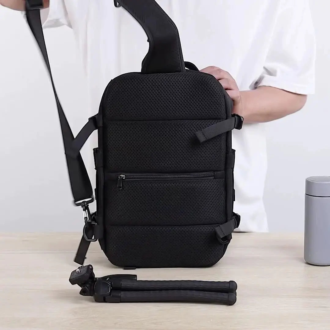 Bicycle bag for Men Chest Bag Waterproof Tactical Waist Messenger Bag Zipper Fashion Outdoor Cross Bag
