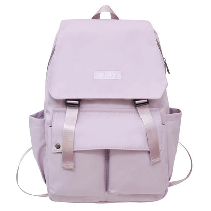 Big Capacity Nylon Women Backpack Multi-Pocket Student Rucksack Female Travel Bag Book Schoolbag For Teenage Girl Boys Satchel