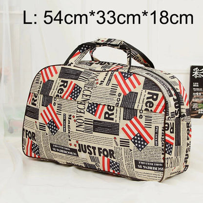Big Capacity Women Travel Bags Men Luggage Travel Duffel Bags Nylon Waterproof Daily Travel Handbag Female Flower Print HandBag