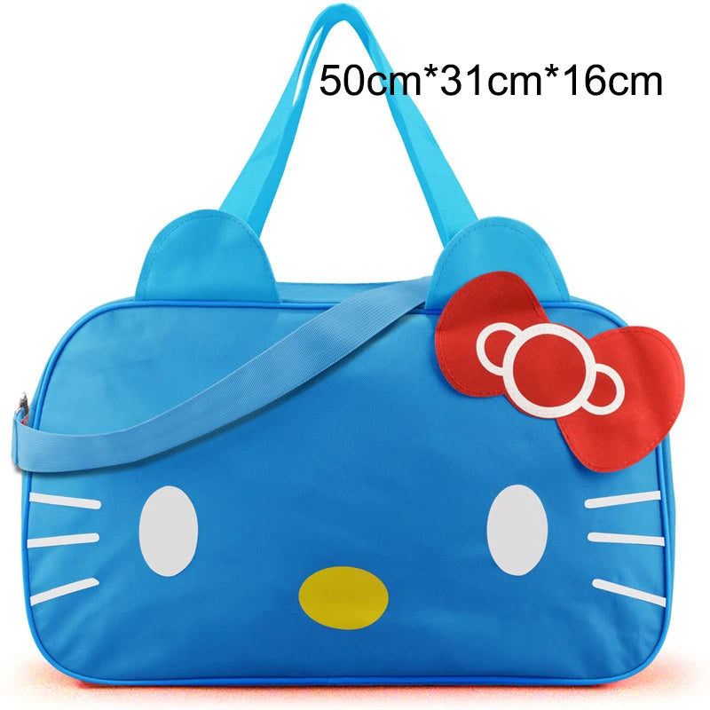 Big Capacity Women Travel Bags Men Luggage Travel Duffel Bags Nylon Waterproof Daily Travel Handbag Female Flower Print HandBag