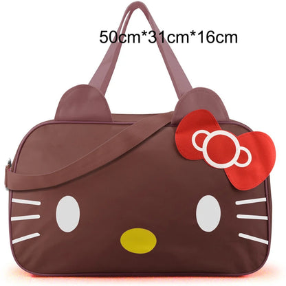 Big Capacity Women Travel Bags Men Luggage Travel Duffel Bags Nylon Waterproof Daily Travel Handbag Female Flower Print HandBag