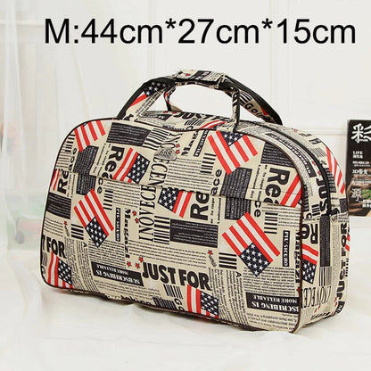 Big Capacity Women Travel Bags Men Luggage Travel Duffel Bags Nylon Waterproof Daily Travel Handbag Female Flower Print HandBag
