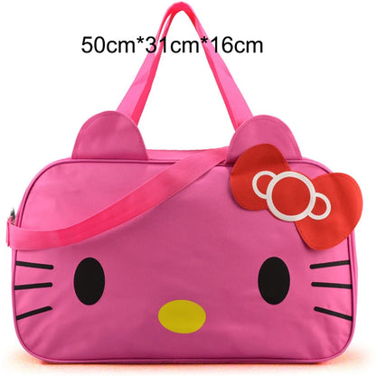 Big Capacity Women Travel Bags Men Luggage Travel Duffel Bags Nylon Waterproof Daily Travel Handbag Female Flower Print HandBag