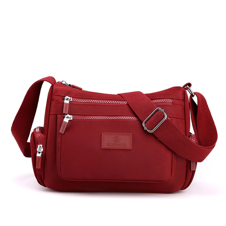 Big Casual Tote Many Pockets Women's Shoulder Bag Waterproof Handbag Travel Crossbody Sac Large Capacity Hand Bags for Lady 2022