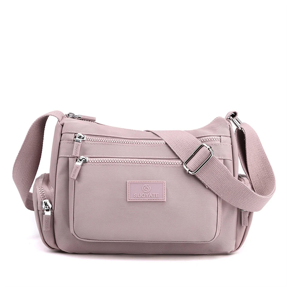Big Casual Tote Many Pockets Women's Shoulder Bag Waterproof Handbag Travel Crossbody Sac Large Capacity Hand Bags for Lady 2022