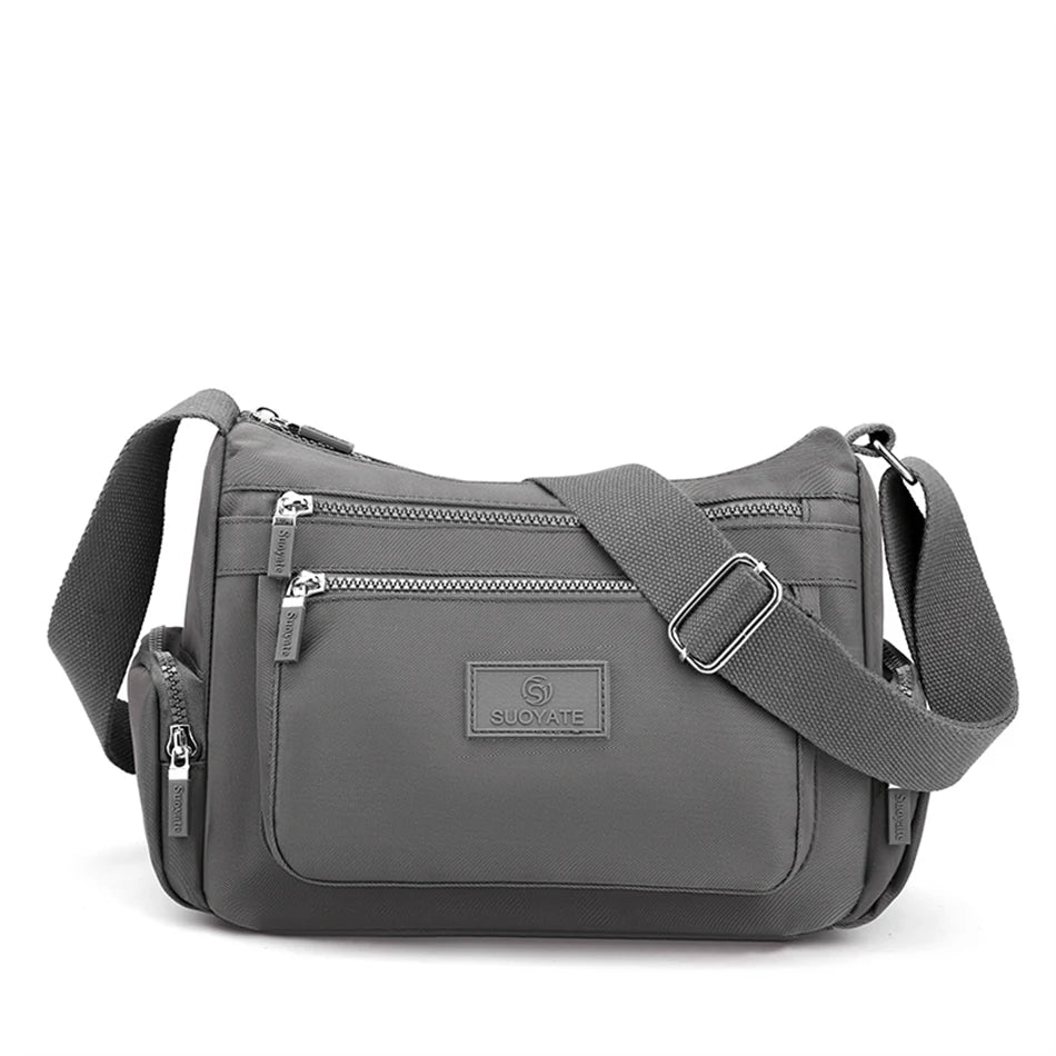 Big Casual Tote Many Pockets Women's Shoulder Bag Waterproof Handbag Travel Crossbody Sac Large Capacity Hand Bags for Lady 2022