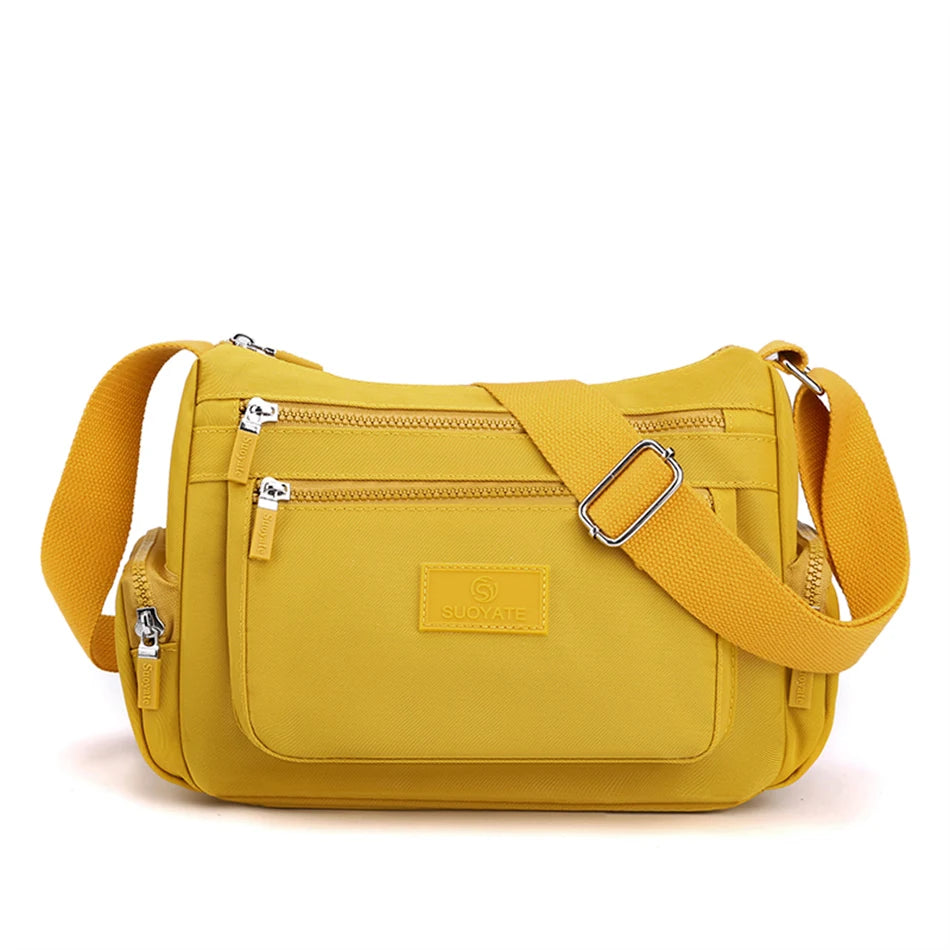 Big Casual Tote Many Pockets Women's Shoulder Bag Waterproof Handbag Travel Crossbody Sac Large Capacity Hand Bags for Lady 2022