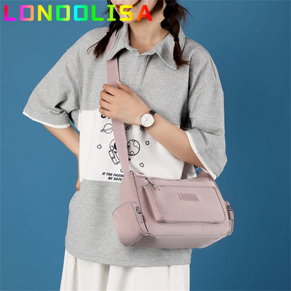 Big Casual Tote Many Pockets Women's Shoulder Bag Waterproof Handbag Travel Crossbody Sac Large Capacity Hand Bags for Lady 2022