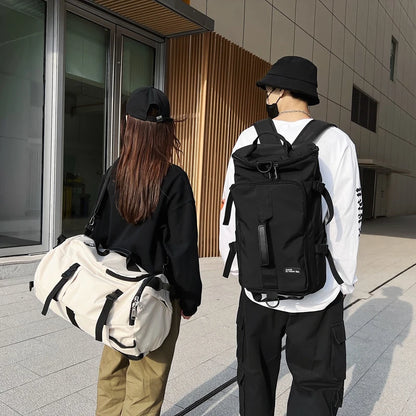 Big Cool Men Young Girl Travel Unisex Backpack Shoulder Bags For Teenage Girls Nylon Sport Multi-function Large Capacity Women