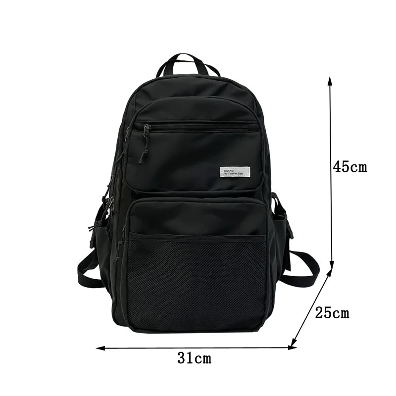 Big New Multi-pocket Women Backpack High Quality Youth Waterproof Backpacks for Teenage Girls Boys Female School Bag Rucksack