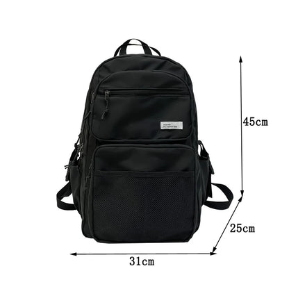 Big New Multi-pocket Women Backpack High Quality Youth Waterproof Backpacks for Teenage Girls Boys Female School Bag Rucksack