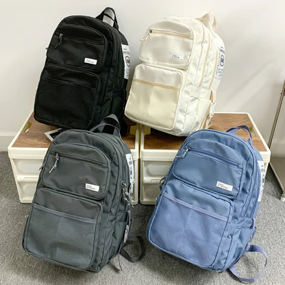 Big New Multi-pocket Women Backpack High Quality Youth Waterproof Backpacks for Teenage Girls Boys Female School Bag Rucksack