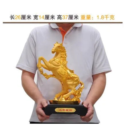 Big horse decoration living room tv cabinet wine cooler entranceway home decoration crafts commercial opening gifts statue