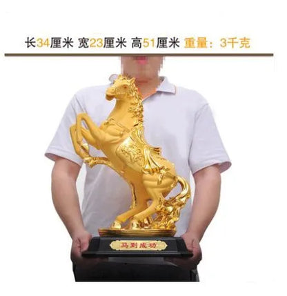 Big horse decoration living room tv cabinet wine cooler entranceway home decoration crafts commercial opening gifts statue