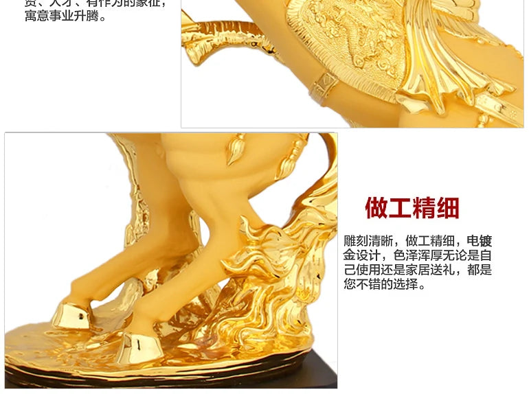 Big horse decoration living room tv cabinet wine cooler entranceway home decoration crafts commercial opening gifts statue