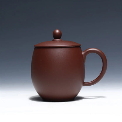 Big tea cup 450ML big authentic yixing zisha coffee cup High-grade tea cup Real Yixing Zisha tea pot Hand made Sculpture