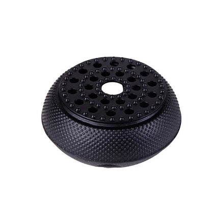 Black Cast Iron Teapot Warmer Candle Stand Holder Stove Heater Tea Pot Holder for Heating Tea, Coffee and Milk