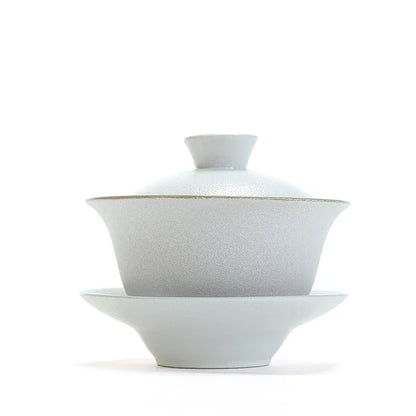 Black Ceramics Gaiwan  Boutique with Cover Teacup Home Handmade Tea Tureen Chinese Tea Ceremony Accessories Customized Tea Sets