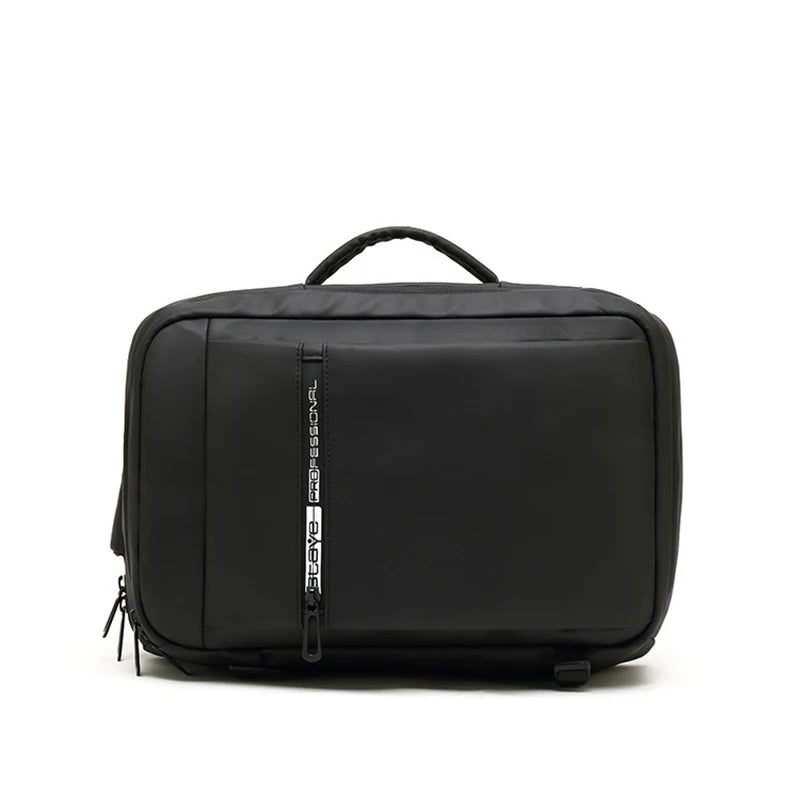 Black Man Bag USB Charging Shoulder Bags  9.7 inch ipad Tote Bags for Documents RFID Anti-theft Travel Strap Handbag
