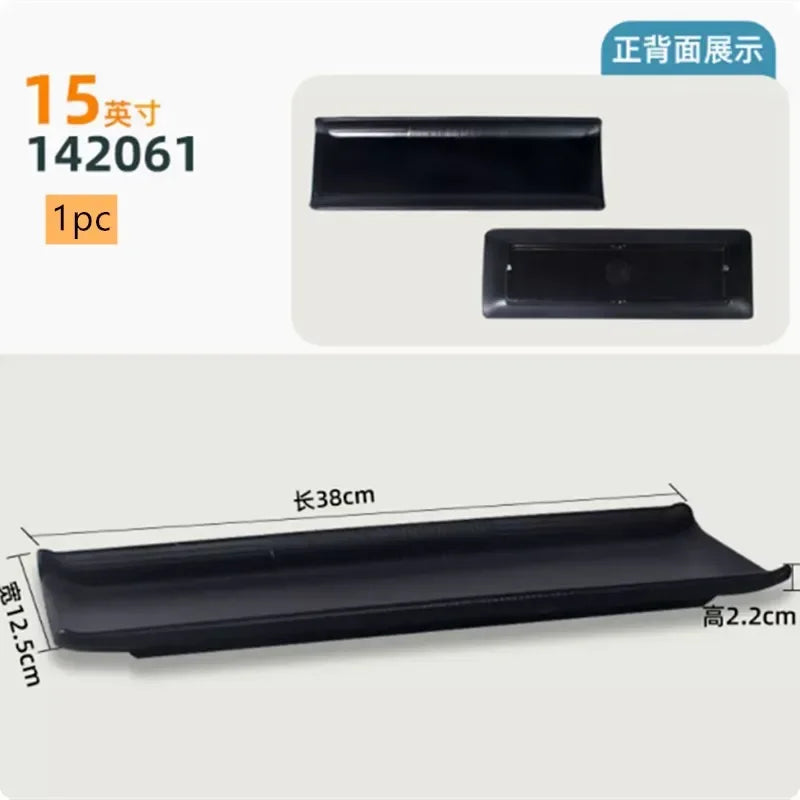 Black Melamine Plate Plastic Barbecue Dish Commercial Cutlery Kitchen Dinner Plates Not Easily Broken Tableware Accessories