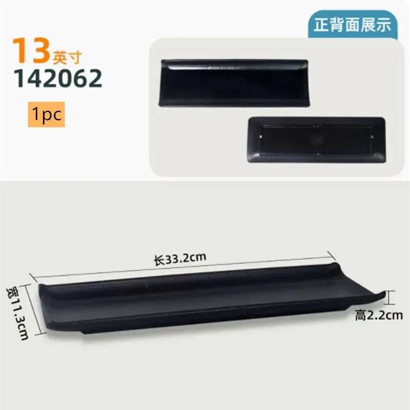 Black Melamine Plate Plastic Barbecue Dish Commercial Cutlery Kitchen Dinner Plates Not Easily Broken Tableware Accessories