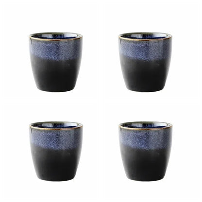 Blue Cat Eye Design Teapot Chinese Traditional Ceramic Tea Cup Afternoon Tea Drinkware Set Home Decor Teaware