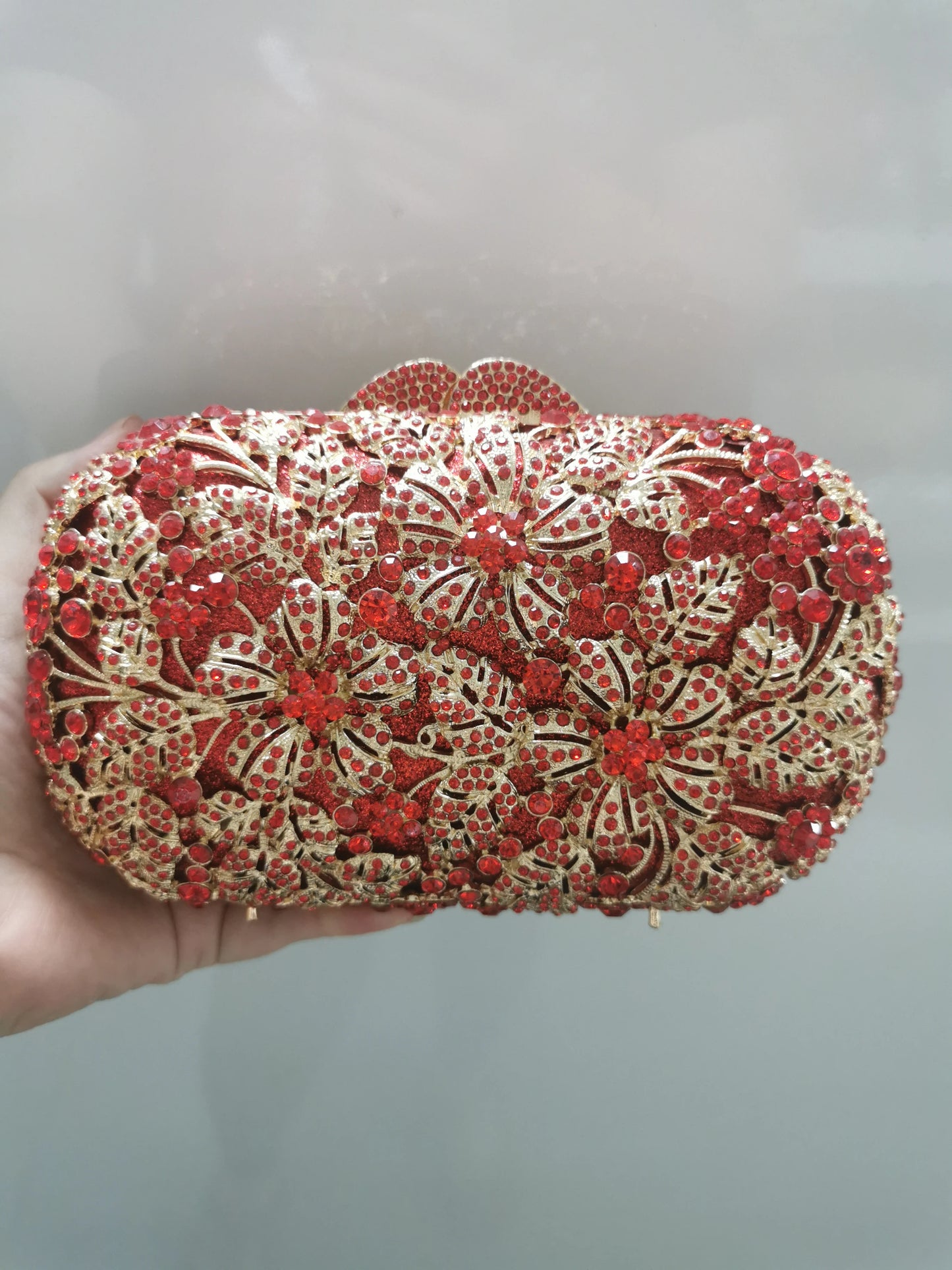 Blue Green Black Silver Red Women's Diamond Bride Clutches Purses Ladies Crystal Rhinestone Female Evening Dinner Party Handbags