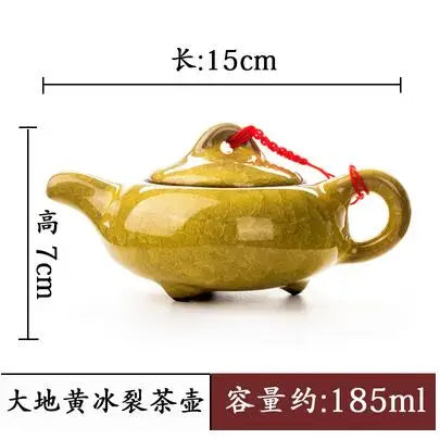 Blue and White Porcelain Teapot, Household Handhold Teapot, Filter Handmade, Exquisite Hollow Tea Set, Kungfu Ceramics