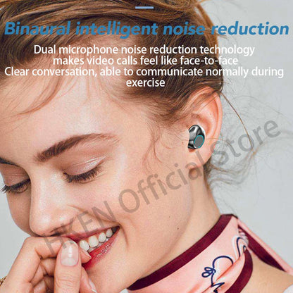 Bluetooth Earphones Hifi Sound Wireless Bluetooth Headset Noise Reduction Headphones Portable Earbuds for xiaomi iphone huawei