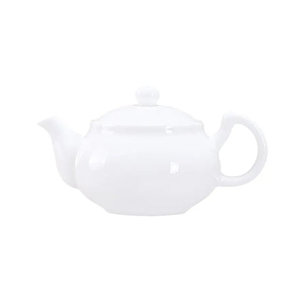 Bone China Handmade Ruyi Pot Ceramic Black Tea Tea Maker White Porcelain Household Filter Flower Tea Teapot 150ml