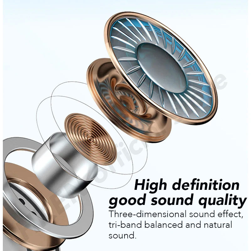 Bone Conduction Earphones Bluetooth 5.3 Ear Clip on Ear Earring Wireless Headphones Sports Hifi Headsets Ear Hook With Mic