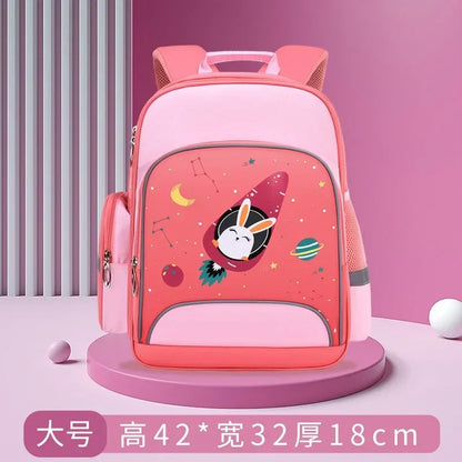 Book Bag Primary School Student Schoolbag Large Capacity Waterproof Children's Backpack Lightweight Backpack for Boys and Girls