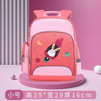 Book Bag Primary School Student Schoolbag Large Capacity Waterproof Children's Backpack Lightweight Backpack for Boys and Girls