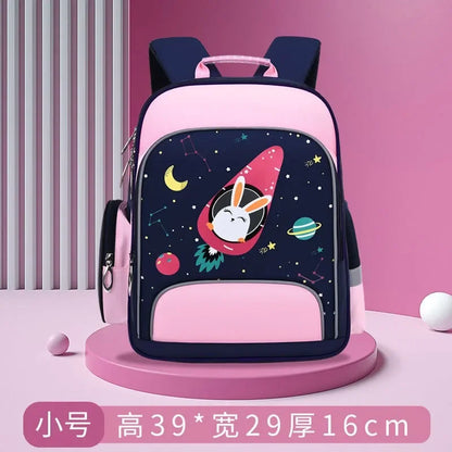 Book Bag Primary School Student Schoolbag Large Capacity Waterproof Children's Backpack Lightweight Backpack for Boys and Girls