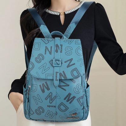 Book Bag Women's New Fashion Letter Printing Backpacks Casual Multi Purpose One Shoulder Women's Bag Backpack Mochilas Sac A Dos