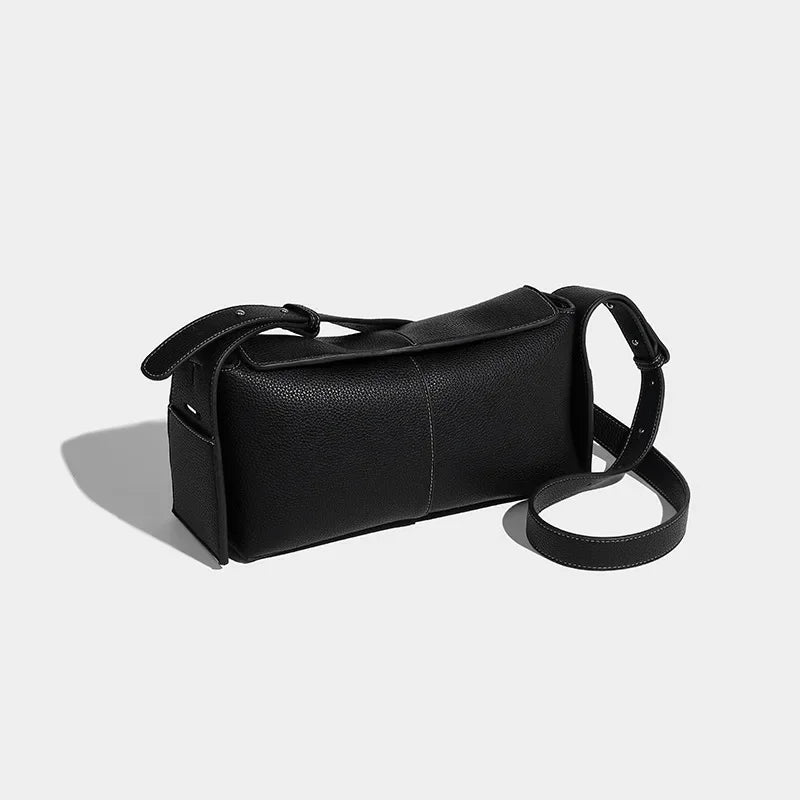 Boston Pillow 2024 High-end Large Capacity Casual Crossbody Simple Design Versatile Shoulder Bag Women's Handbag