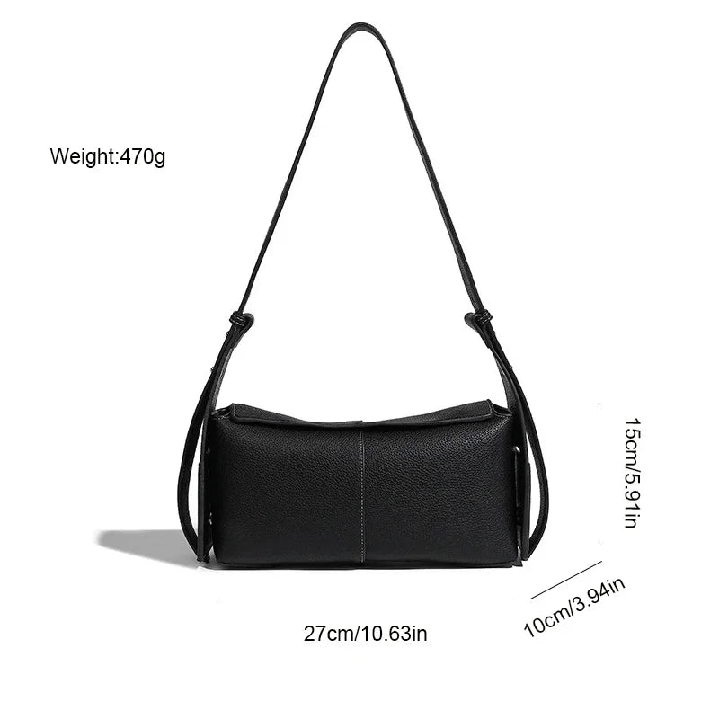 Boston Pillow 2024 High-end Large Capacity Casual Crossbody Simple Design Versatile Shoulder Bag Women's Handbag