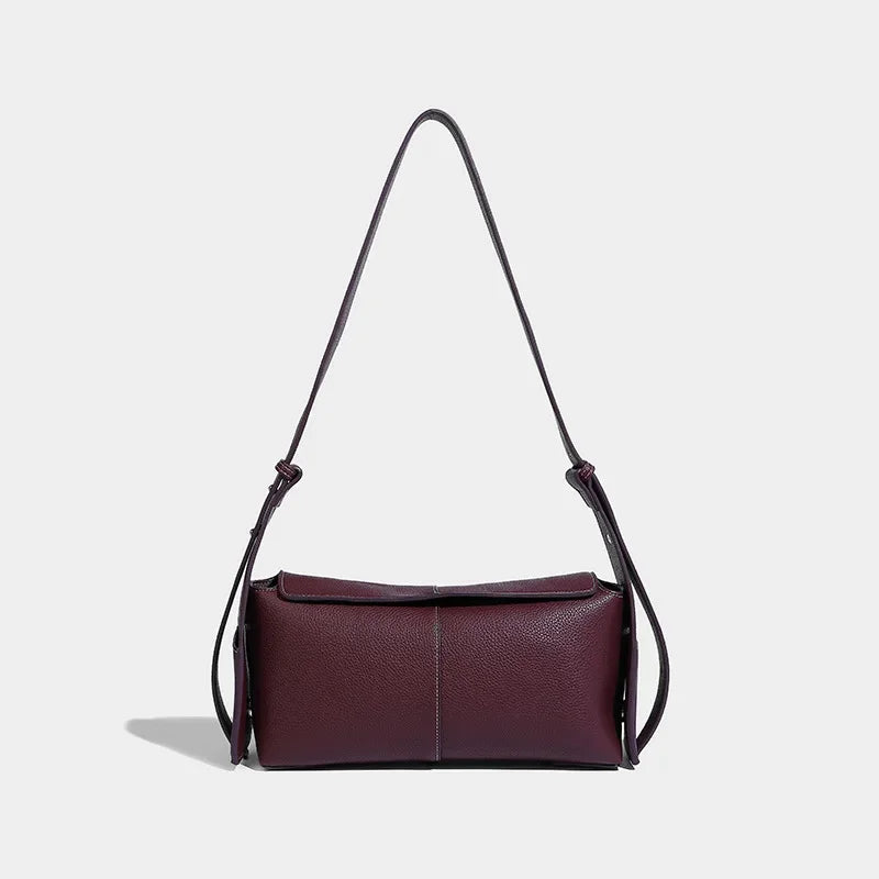 Boston Pillow 2024 High-end Large Capacity Casual Crossbody Simple Design Versatile Shoulder Bag Women's Handbag