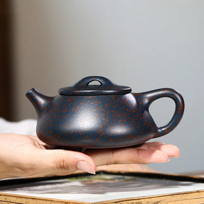 Boutique Yixing-TETERA de arcilla púrpura hecha a mano, juego de té Zisha personalizado con filtro para el hogar, 200ml