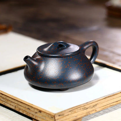 Boutique Yixing-TETERA de arcilla púrpura hecha a mano, juego de té Zisha personalizado con filtro para el hogar, 200ml