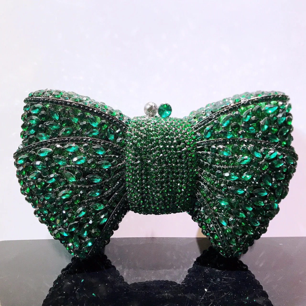 Bow Rhinestone Woman Clutch Stone Fashion Evening Bag Diamond Crystal Wedding Party Bridal Purse Banquet Gala New Handbag